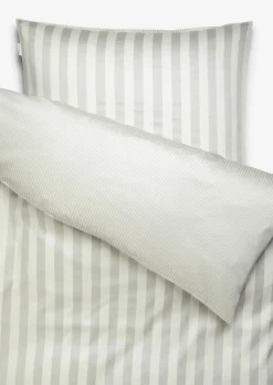 Bettwäsche-Set Model Classic Stripe aus Bio-Baumwoll-Satin