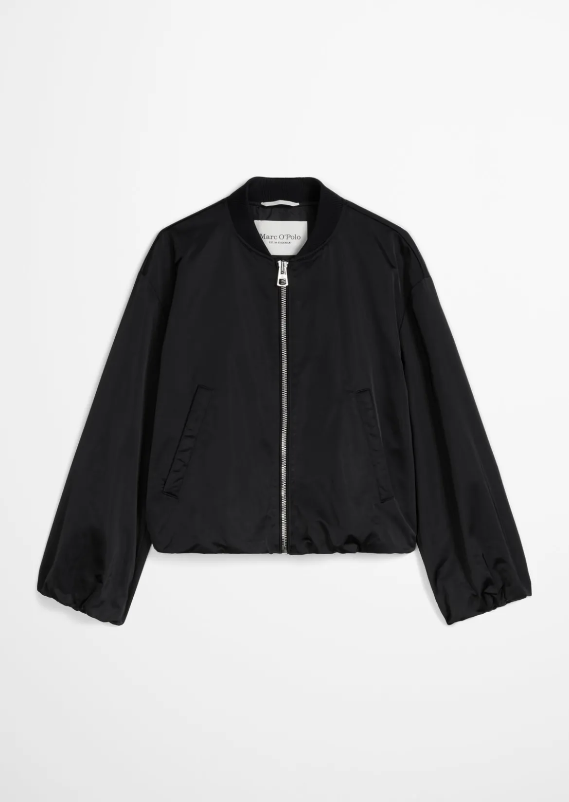 Blouson im Aviator-Stil regular cropped aus recyceltem Polyester