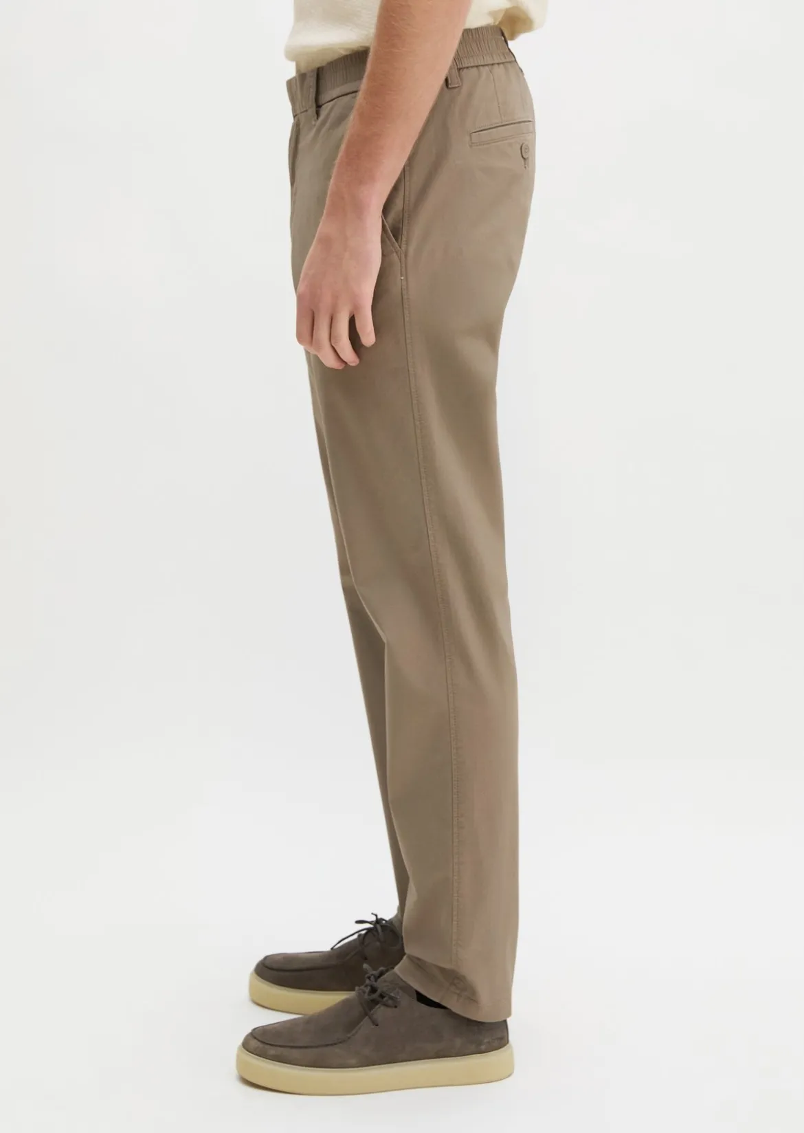 Chino Model Morot Jogger tapered aus technischem Popeline-Stretch
