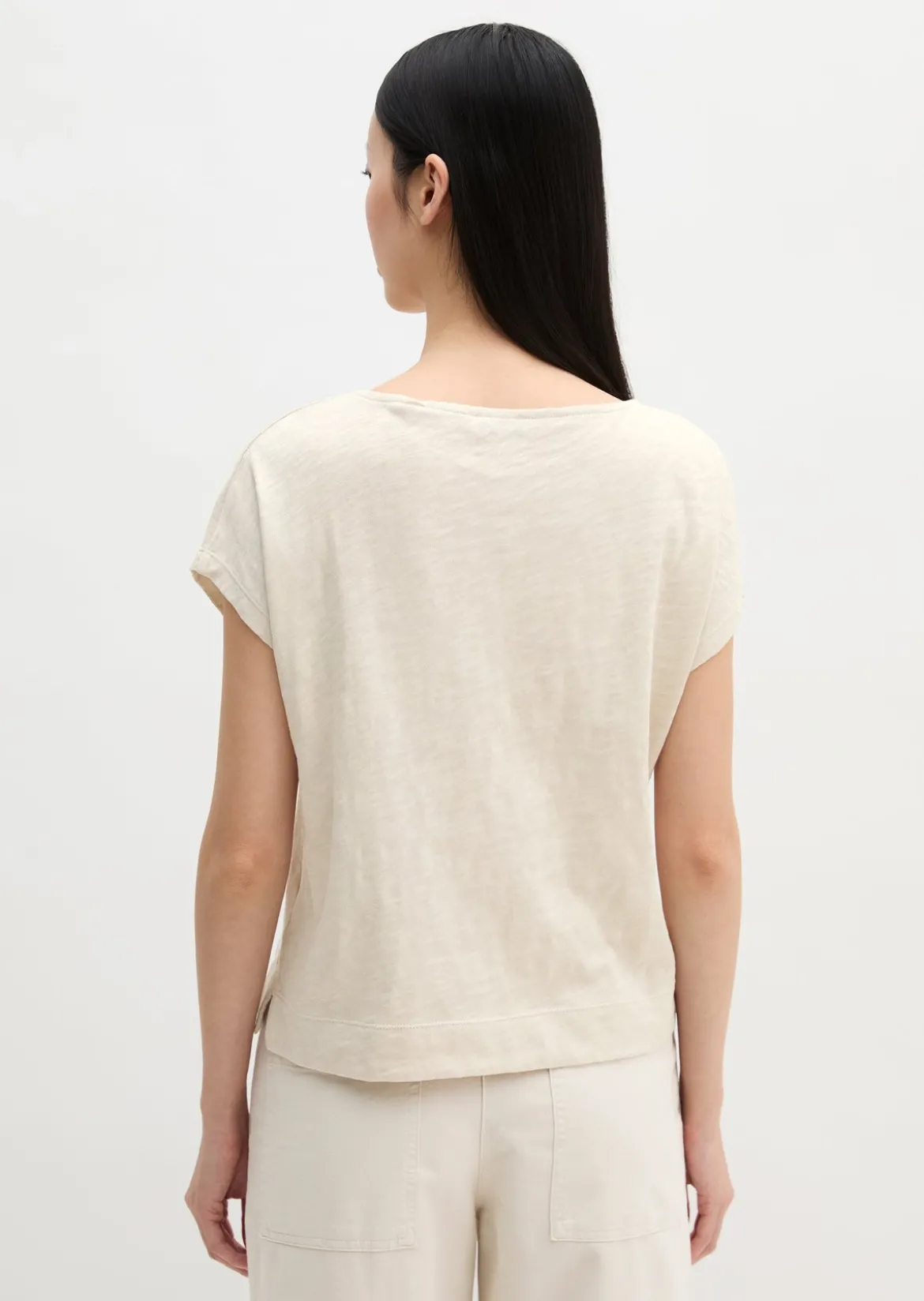 DfC T-Shirt regular aus weichem Baumwoll-Slub-Jersey