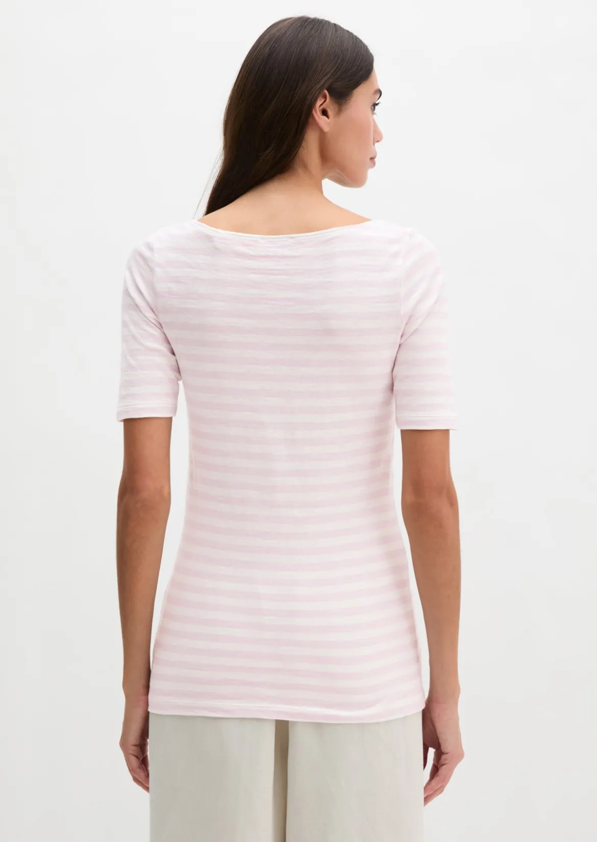 Gestreiftes T-Shirt regular aus Organic Cotton-Jersey