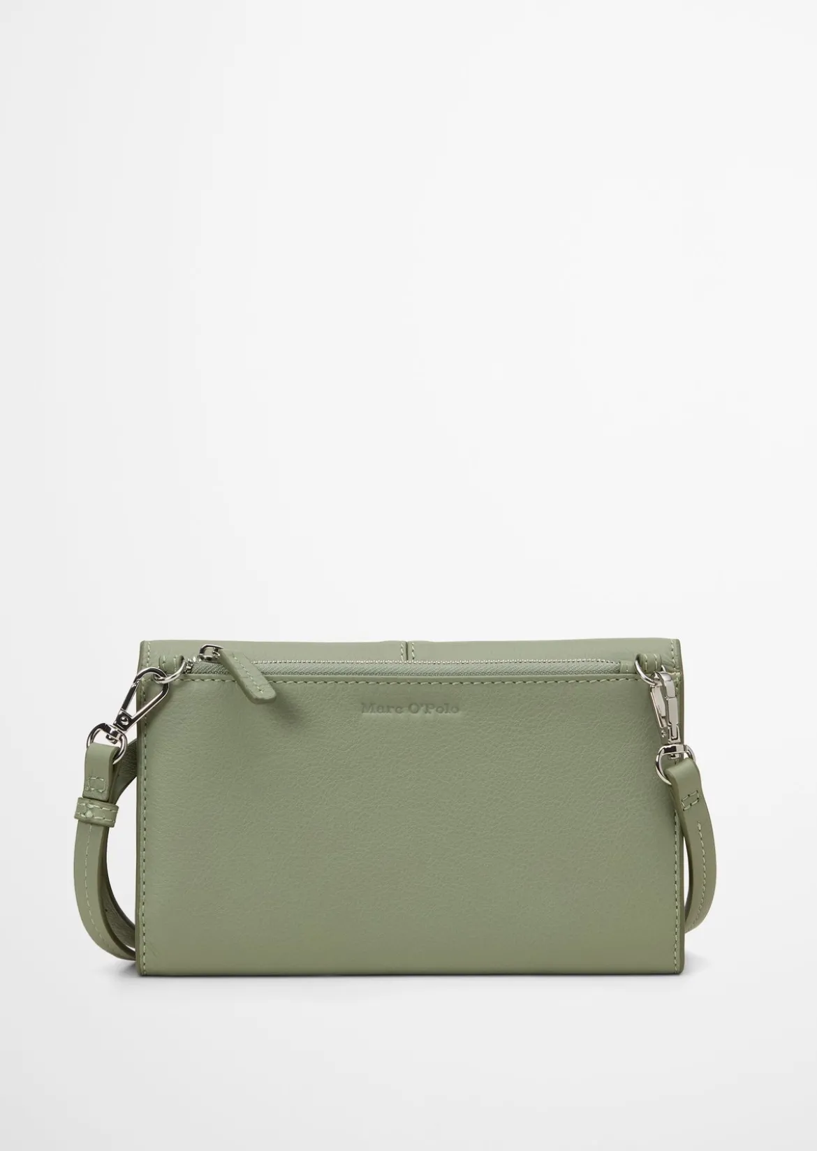 2in1 Crossbody Bag aus fein genarbtem Rindleder