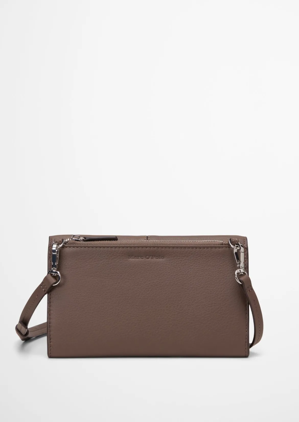 2in1 Crossbody Bag aus fein genarbtem Rindleder