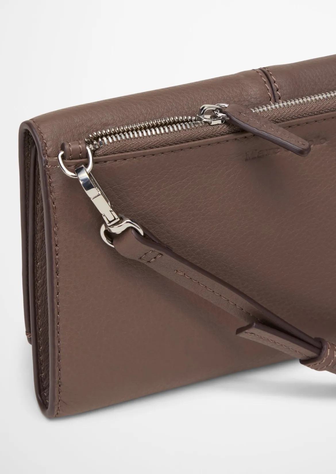 2in1 Crossbody Bag aus fein genarbtem Rindleder