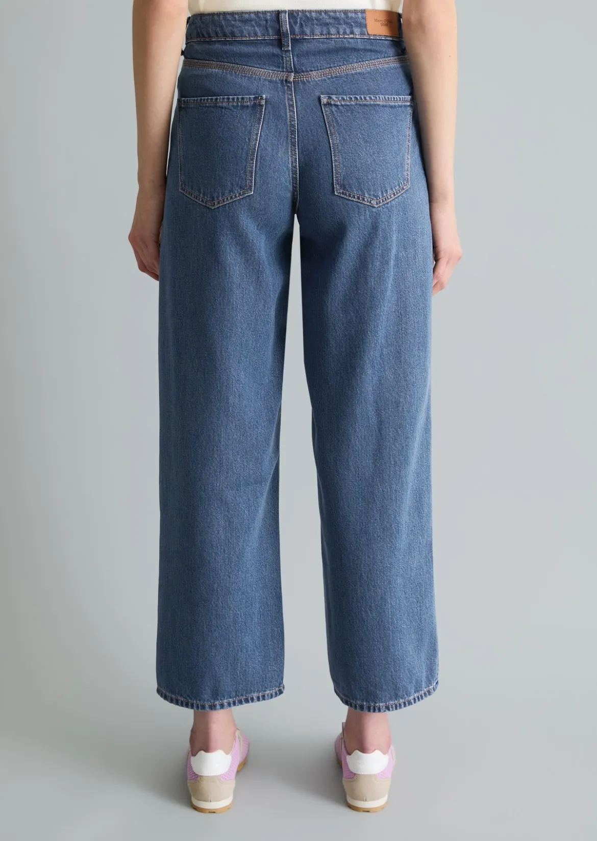 Jeans Model Tomma wide cropped aus Lyocell-Mix ohne Stretch