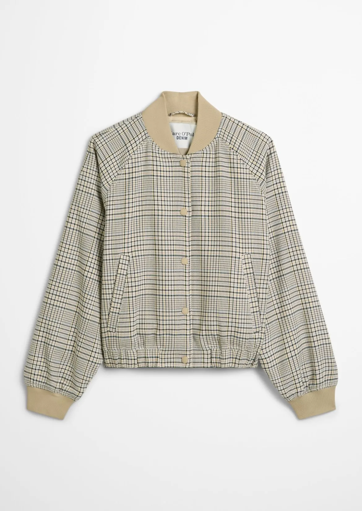 Karierter Blouson regular mit recyceltem Polyester