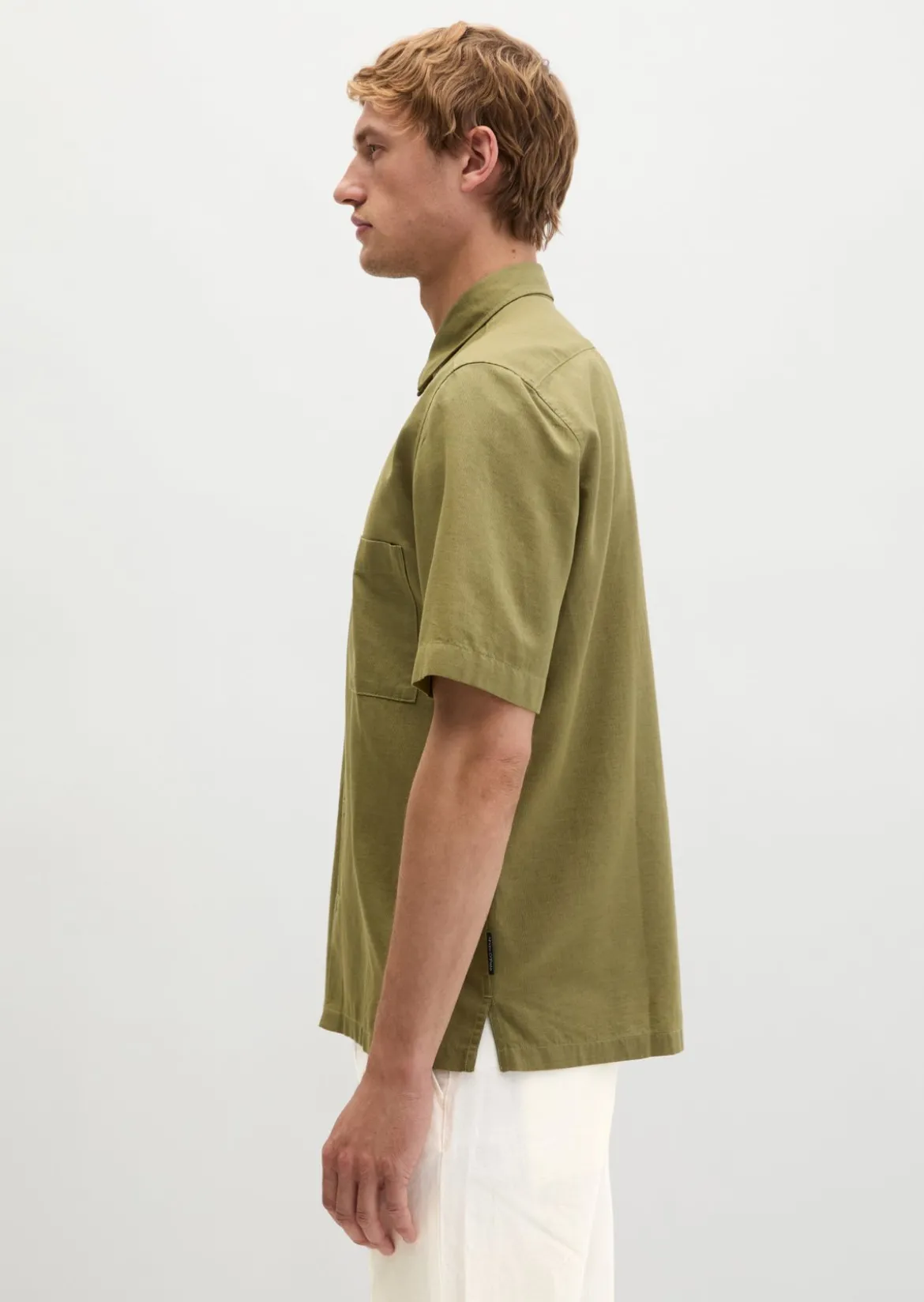 Kurzarm-Hemd regular aus weichem TENCEL™ Lyocell - Mix