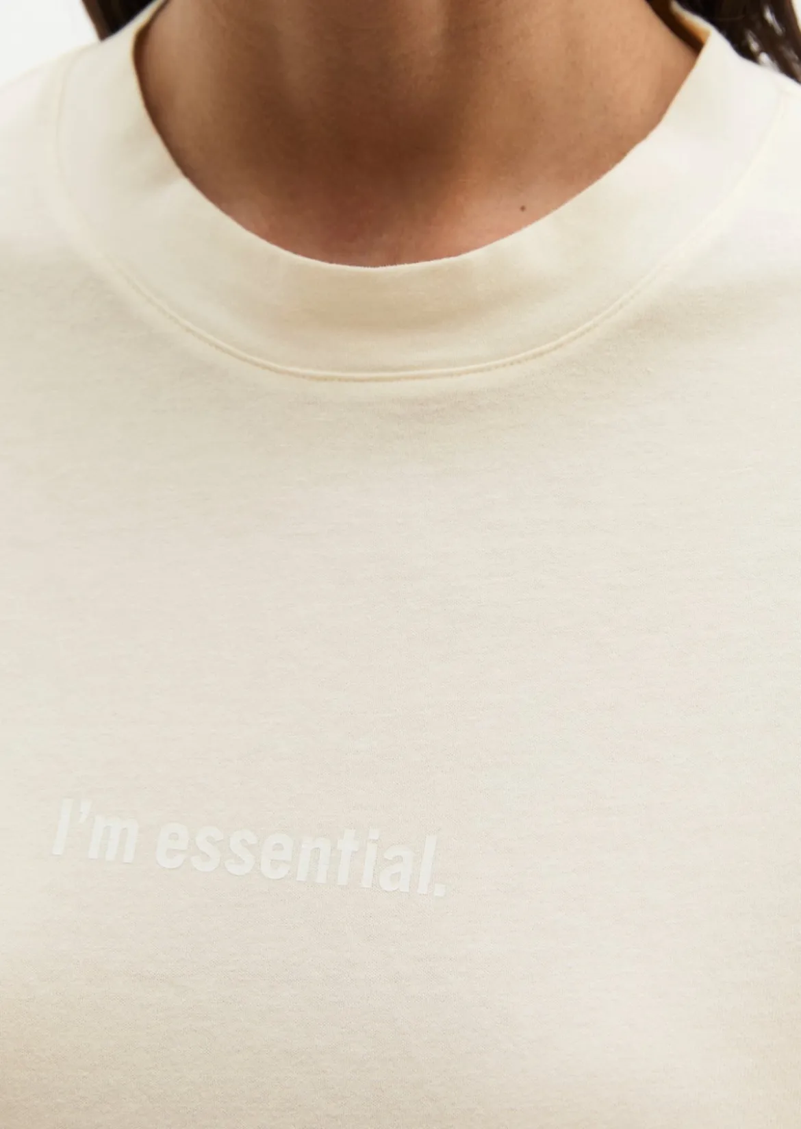Logo-T-Shirt regular aus recycelter und Bio-Baumwolle