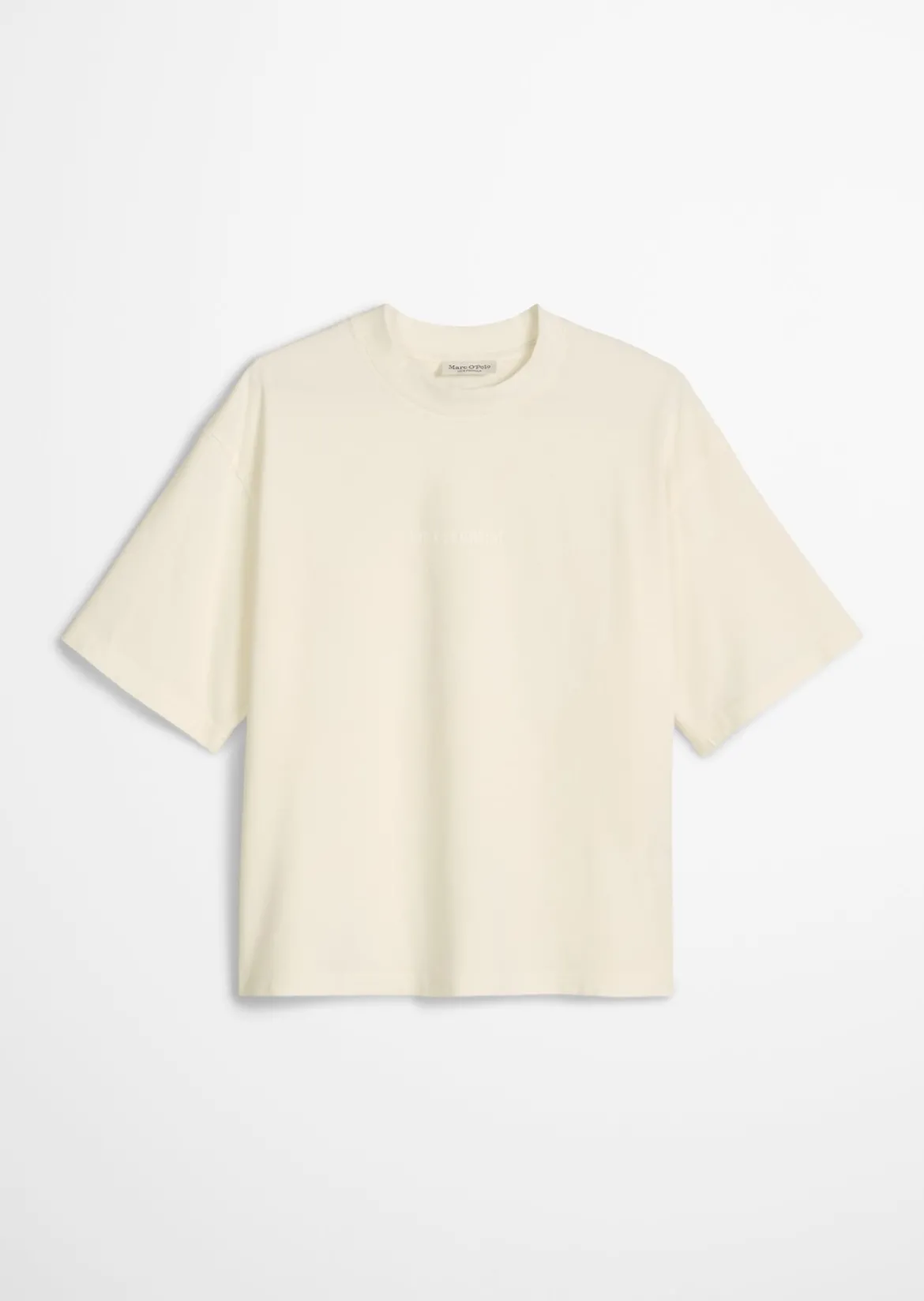 Logo-T-Shirt regular aus recycelter und Bio-Baumwolle
