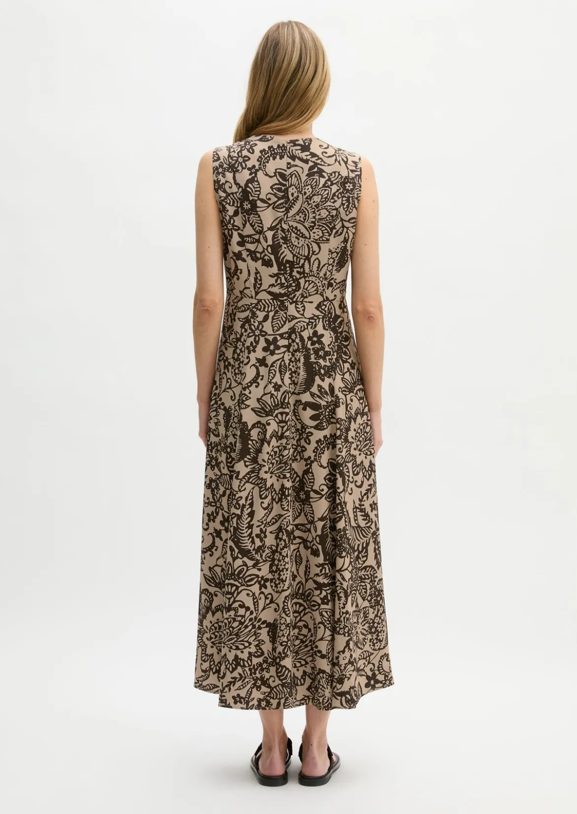 Ärmelloses Kleid fitted aus LENZING™ ECOVERO™