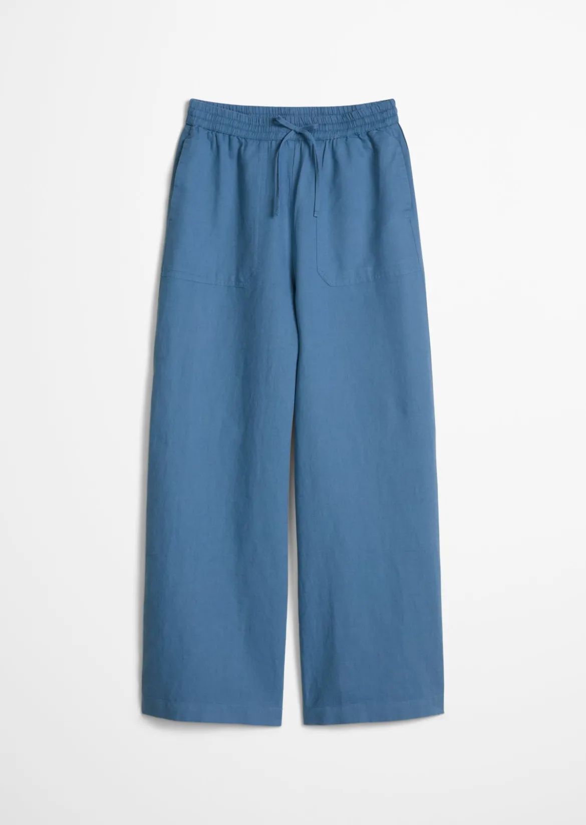 Schlupfhose regular aus Leinen-Baumwolle-Mix