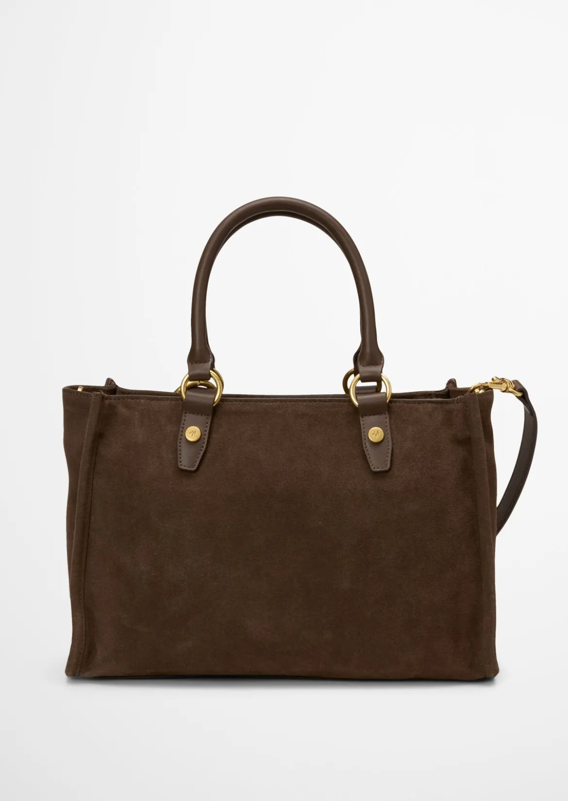 Shopper small aus weichem Veloursleder