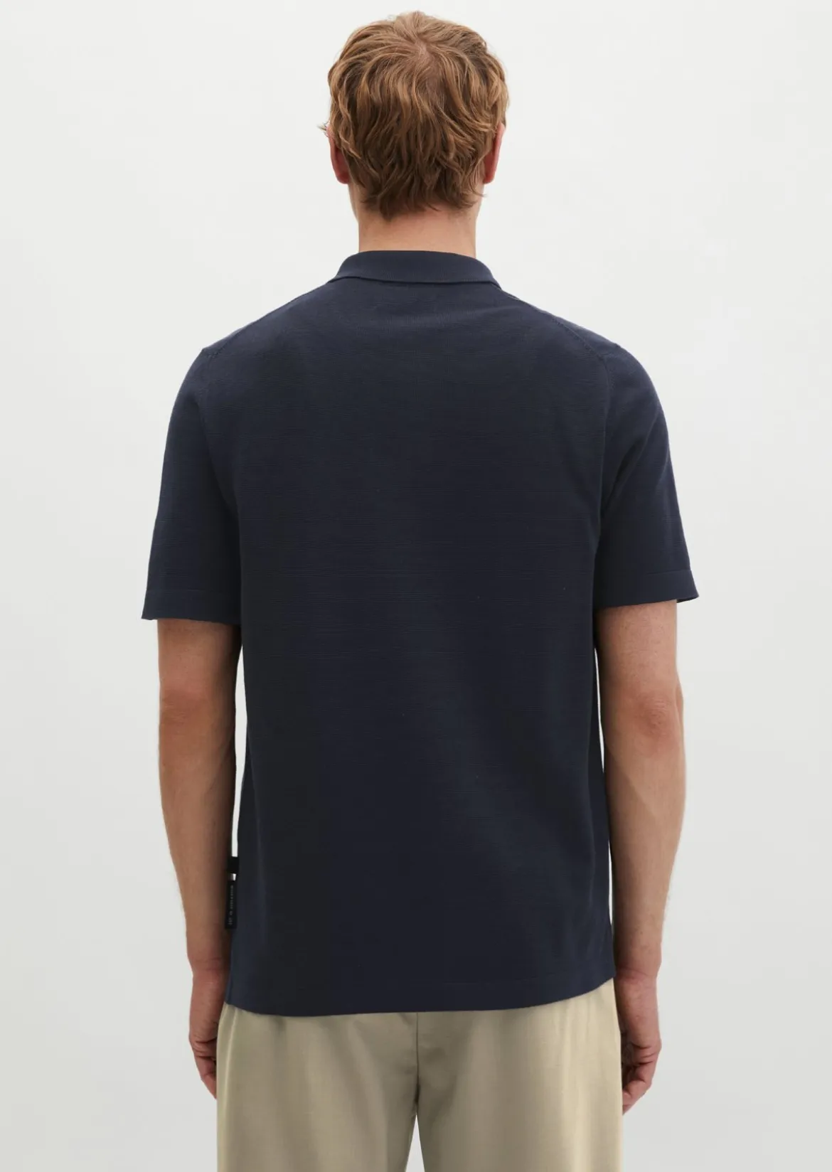 Strick-Poloshirt Travel Collection aus reiner Bio-Baumwolle