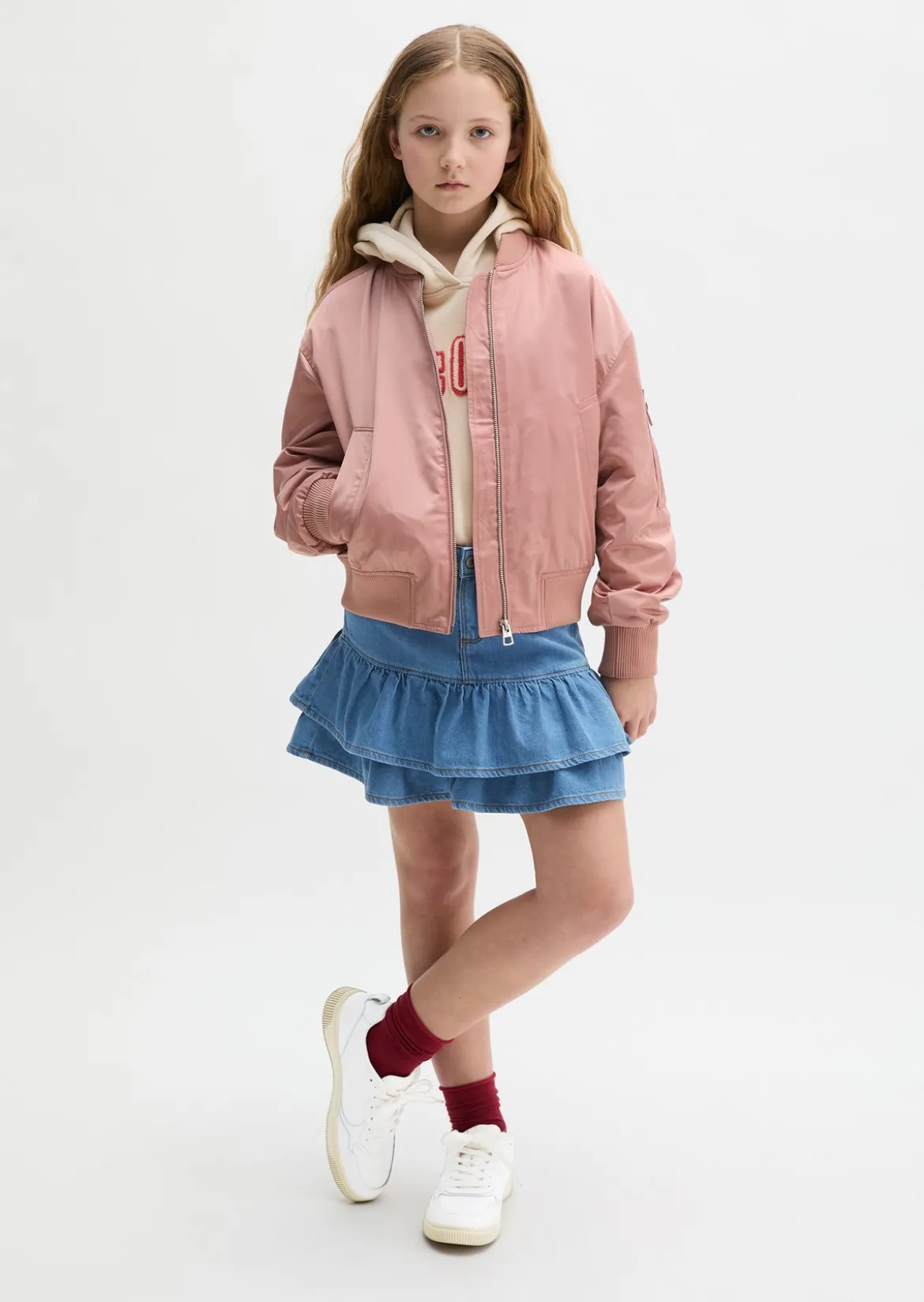 TEENS-GIRLS Blouson aus wasserabweisendem Recycling-Material